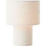 Brilliant Pöytävalaisin Teddy Metalli- Tekstiili Beige | 230mm - Sopii 1x E27
