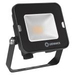 Ledvance LED Valonheitin Kompakti Musta 10W 1000lm 100D - 840 Kylmä Valkoinen | IP65 - Symmetrinen 