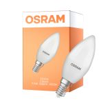 Osram Classic LED E14 Kynttilä Matta 7.5W 806lm - 840 Kylmä Valkoinen | Korvaa 60W