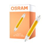 Osram LED Slim Line R7S LED R7S 118mm Kirkas 8W 806lm - 840 Kylmä Valkoinen | Korvaa 60W