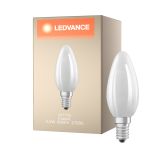 Ledvance Classic LED E14 Kynttilä Filament Matta 5.5W 806lm - 827 Erittäin Lämmin Valkoinen | Korvaa 60W