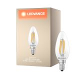 Ledvance Classic LED E14 Kynttilä Filament Kirkas 5.9W 806lm - 827 Erittäin Lämmin Valkoinen | Korvaa 60W