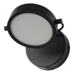 Ledvance Decor Puck Seinävalaisin Musta 11W 370lm - 930 Lämmin Valkoinen | Paras Värintoisto