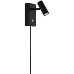 Nordlux Seinävalaisin Omari 3.2W 827 320lm 41D Musta - metalli- | Erittäin Lämmin Valkoinen