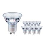 Monipakkaus 10x Philips Corepro LED Kohdevalaisin GU10 PAR16 4.6W 390lm 36D - 840 Kylmä Valkoinen | Korvaa 50W