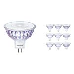 Monipakkaus 10x Philips Master Value LED Kohdevalaisin GU5.3 MR16 7.5W 660lm 36D - 940 Kylmä Valkoinen | Paras Värintoisto - Himmennettävä - Korvaa 50W
