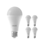 Monipakkaus 5x Calex Smart Tuya Wifi E27 Päärynä 14W 1400lm - 822-840 Säädettävä Valkoinen | Himmennettävä - Korvaa 100W