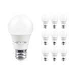 Monipakkaus 10x Noxion Lucent Classic LED E27 Päärynä Matta 4.9W 480lm - 827 Erittäin Lämmin Valkoinen | Korvaa 40W