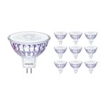 Monipakkaus 10x Philips Master Value LED Kohdevalaisin GU5.3 MR16 5.8W 450lm 36D - 927 Erittäin Lämmin Valkoinen | Paras Värintoisto - Himmennettävä - Korvaa 35W