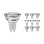 Monipakkaus 10x Noxion Lucent LED Kohdevalaisin GU10 PAR16 4.8W 450lm 36D - 840 Kylmä Valkoinen | Korvaa 65W