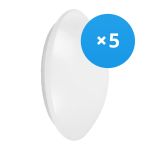 Monipakkaus 5x Ledvance Surface Pyöreä 250 13W 830 920lm Valkoinen IP44 | Lämmin Valkoinen