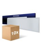 Monipakkaus 10x Noxion LED Paneeli Ecowhite V4.0 28W 3360lm - 830-840-865 CCT | 120x30cm - UGR <19