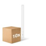 Monipakkaus 10x Philips Corepro PL-L LED 24W 3400lm - 840 Kylmä Valkoinen | 4-Nastaa - Korvaa 55W