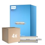 Monipakkaus 4x Philips Corepro LED Lineair R7s 118mm 14W 2000lm - 840 Kylmä Valkoinen | Himmennettävä - Korvaa 120W