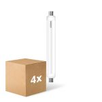 Monipakkaus 4x Osram LED Line S19 9W 830lm - 827 Erittäin Lämmin Valkoinen | Korvaa 60W