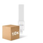 Monipakkaus 10x Noxion Lucent PL-S LED 2.8W - 840 Kylmä Valkoinen | 2-Nastaa - Korvaa 5W