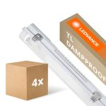 Monipakkaus 4x Ledvance LED Loisteputkivalaisimet Vedenkestävä Kosteudenkestävä Kotelo Performance | Sopii 1x120cm LED Putki