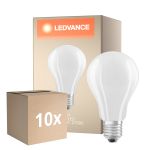 Monipakkaus 10x Ledvance Classic LED E27 Päärynä Filament Matta 17W 2452lm - 827 Erittäin Lämmin Valkoinen | Korvaa 150W