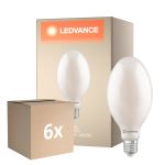 Monipakkaus 6x Ledvance LED Lamppu HQL LED FIL V E40 60W 9000lm - 840 Kylmä Valkoinen | Korvaa 125W