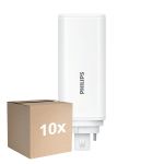 Monipakkaus 10x Philips CorePro PL-T LED Lamppu HF 9W - 840 Kylmä Valkoinen | 4-Nastaa - Korvaa 26W