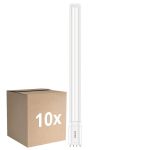 Monipakkaus 10x Philips Corepro PL-L LED 24W 3400lm - 865 Päivänvalo Valkoinen | 4-Nastaa - Korvaa 55W