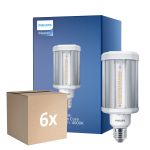 Monipakkaus 6x Philips TrueForce LED E27 HPL Kirkas 21W 3000lm 360D - 840 Kylmä Valkoinen | Korvaa 50W