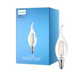 Philips Corepro LED Kynttilä E14 Kalteva kärki Filament Kirkas 2W 250lm - 827 Erittäin Lämmin Valkoinen | Korvaa 25W