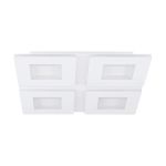 Eglo Kattovalo Padrogia-Z Teräs Valkoinen 9.7W 1170lm - 827-865 Säädettävä Valkoinen + RGB | IP20 - Zigbee Himmennettävä