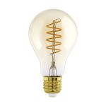 Eglo LED E27 Päärynä Keltainen Filament 7W 700lm - 820-830 Säädettävä Valkoinen | Himmennettävä - Korvaa 60W