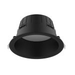 Noxion LED Alasvalo Hera Syvä Upotettu Musta 15W 1500lm 80D - 827-830-840 CCT | 176mm - Odetnij 150mm