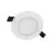 Ledvance Downlight Slim Alu Valkoinen 8W 800lm 90D - 830 Lämmin Valkoinen | Odetnij 100mm - IP44 