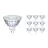 Monipakkaus 10x Philips Corepro LED Kohdevalaisin GU5.3 MR16 2.9W 230lm 36D - 827 Erittäin Lämmin Valkoinen | Korvaa 20W