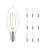 Monipakkaus 10x Philips Corepro LED Kynttilä E14 Filament Kirkas 2W 250lm – 827 – Erittäin Lämmin Valkoinen | Korvaa 25W