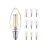 Monipakkaus 10x Philips MASTER Value LED Kynttilä E14 Filament Kirkas 3.4W 470lm - 927 | Paras Värintoisto - Himmennettävä – Korvaa 40W