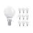 Monipakkaus 10x Noxion Lucent Lustre LED E14 Pallo Matta 4.5W 470lm - 827 Erittäin Lämmin Valkoinen | Korvaa 40W