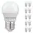 Monipakkaus 10x Noxion Lucent Classic LED E27 Pallo Matta 4.5W 470lm - 827 Erittäin Lämmin Valkoinen | Korvaa 40W