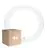 Monipakkaus 4x Ledvance LED Putki T9 Value Pyöreä (EM/Mains) 11W 1320lm - 840 Kylmä Valkoinen | Korvaa 22W