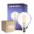 Monipakkaus 10x Noxion Lucent Filament LED E27 Globe Kirkas 7W 806lm - 827 Erittäin Lämmin Valkoinen | Himmennettävä - Korvaa 60W