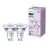 Monipakkaus 2x Philips LED Kohdevalaisin GU10 PAR16 5W 355lm 36D - 827 Erittäin Lämmin Valkoinen