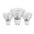 Monipakkaus 3x Eglo LED Kohdevalaisin GU10 PAR16 13.5W 345lm 38D - 830 Lämmin Valkoinen | Korvaa 50W