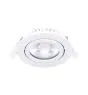 Noxion LED Kallistettava Slim Spot Valkoinen 6W 550lm - 930 Lämmin Valkoinen | Odetnij 75mm - IP54 - Paras Värintoisto 