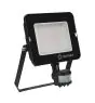 Ledvance LED Valonheitin Kompakti Musta 50W 5000lm 100D - 840 Kylmä Valkoinen | IP65 - Symmetrinen - Liike- ja valotunnistin