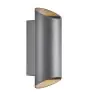 Nordlux Nico Seinävalaisin Aluminium Antrasiitti Up & Down | IP54 - Sopii 2x GU10