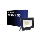 Noxion LED Valonheitin Beamy G3.1 Musta 20W 2200lm 100D - 840 Kylmä Valkoinen | IP65 - Symmetrinen 