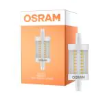 Osram LED R7s 78mm Kirkas 7.3W 806lm - 827 Erittäin Lämmin Valkoinen | Korvaa 60W