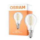 Osram Parathom Classic LED E14 Pallo Filament Kirkas 4W 470lm - 827/840 Erittäin Lämmin Valkoinen / Kylmä Valkoinen | Relax ja Active - Korvaa 40W