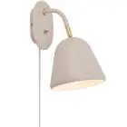Nordlux Fleur 15 Seinävalaisin Metalli- Beige | Sopii E14