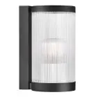 Nordlux Coupar Seinävalaisin Aluminium Musta | IP54 - Sopii E27