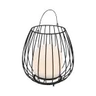Nordlux Pöytävalaisin Jim To-Go Portable Akun Metalli- Musta 3W 300lm - 827 Erittäin Lämmin Valkoinen | 3-Vaiheinen Himmennettävä 