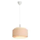 DFTP by Nordlux Takai Riippuvalaisin Ruostumaton Teräs ja Tekstiili Beige | Sopii E27